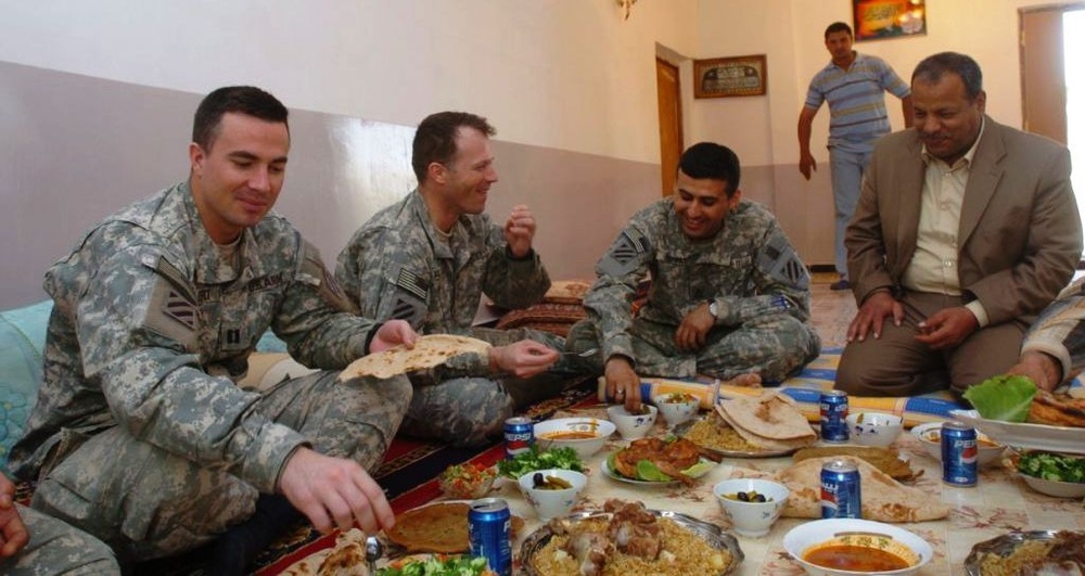 Soldiers, Iraqi Community Leaders Discuss Rebuilding Effort