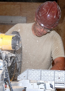 Engineers construct 3rd BCT headquarters at FOB War Eagle