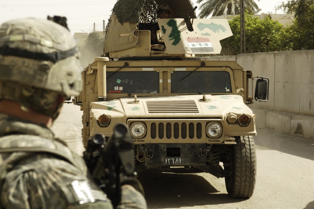 Patrolling Amiriyah, Iraq