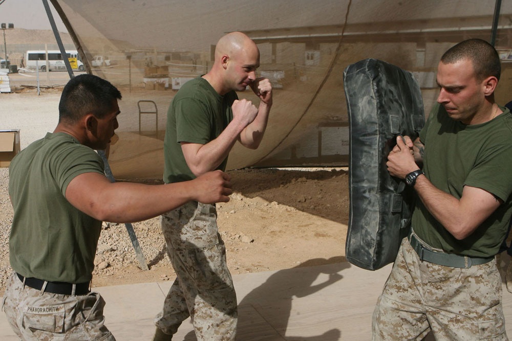 Fresno Marine uses fighting skills to help others