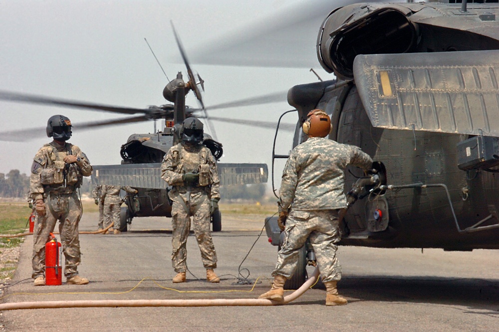 Foward Army Refueling Point sustains the fight in the air