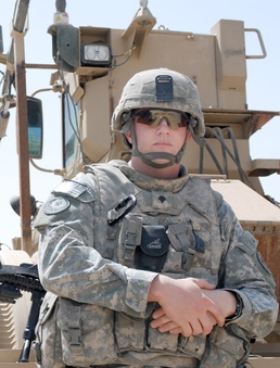 MND-B route-clearance Soldier leads from front