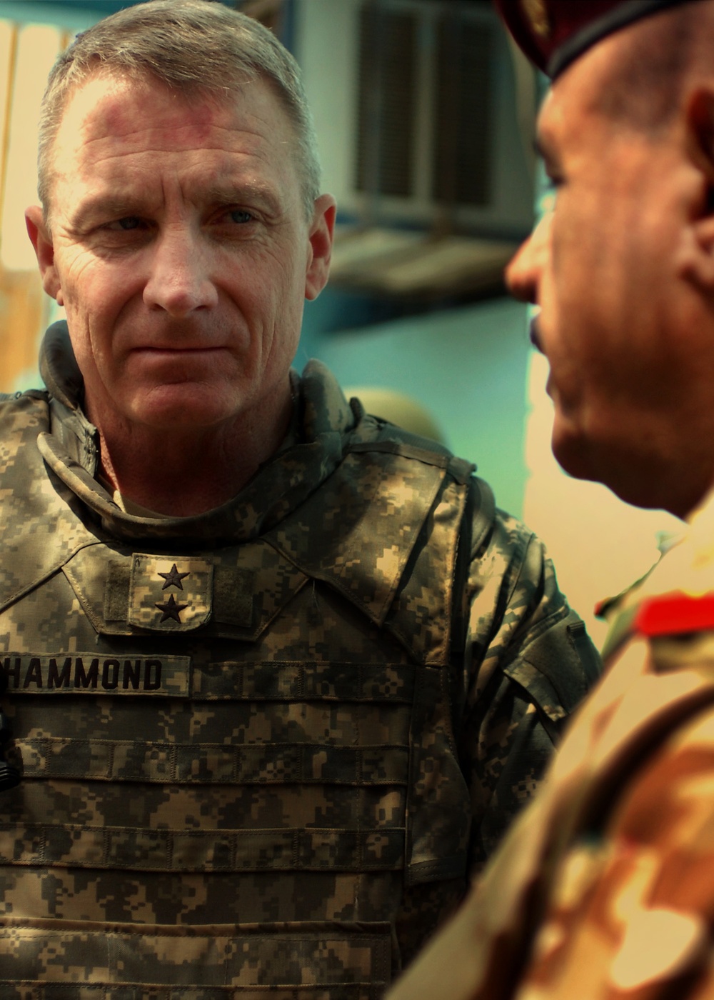 Top Baghdad leaders meet with press