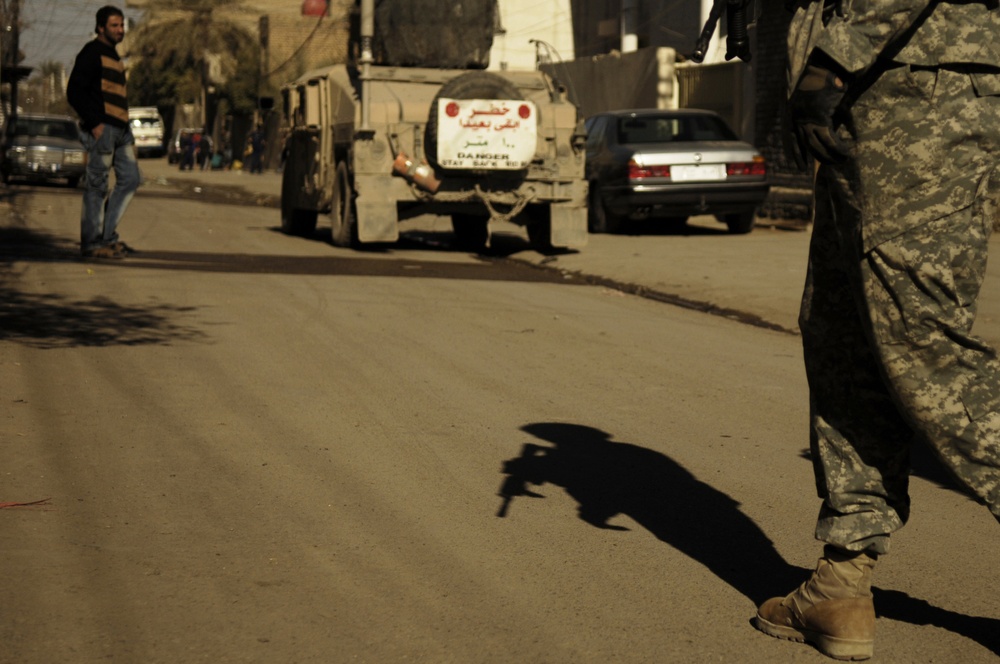 Presence Patrol through the Adhamiyah District of Baghdad