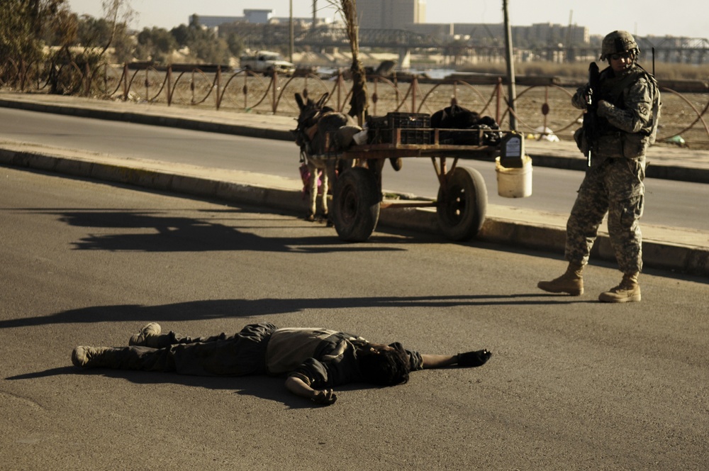 Presence Patrol through the Adhamiyah District of Baghdad