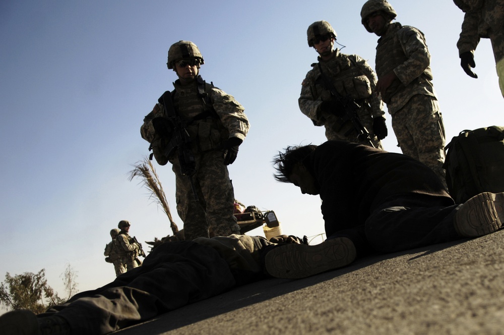 Presence Patrol through the Adhamiyah District of Baghdad