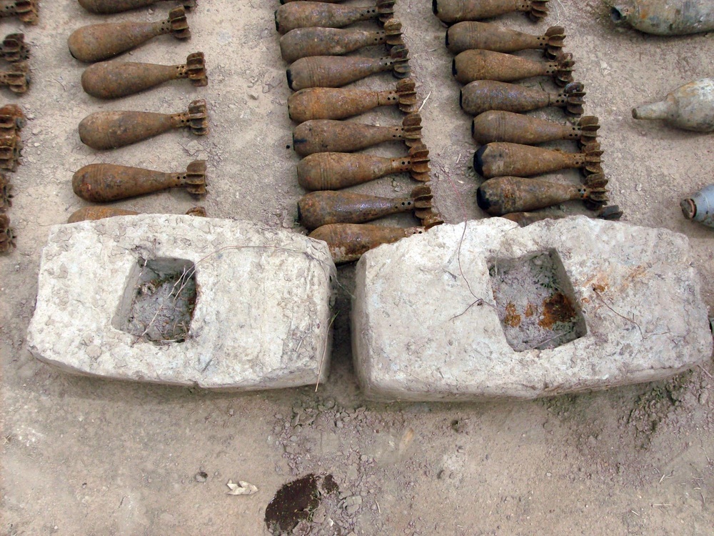 Hundreds of mortar rounds turned in to IA