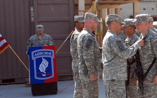 Medic recognized for actions during insurgent assault