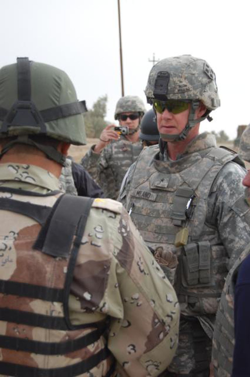 DVIDS - Images - MND-B deputy commander stops to smell flowers, flour ...