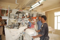 MND-B deputy commander stops to smell flowers, flour