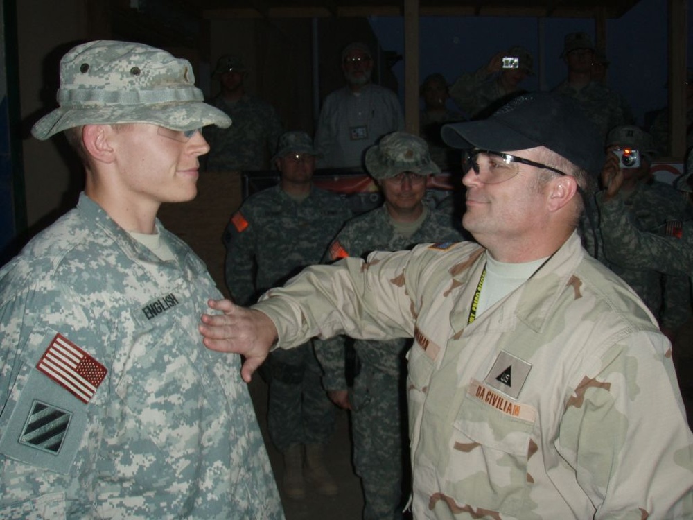 S. C. lieutenant promoted at FOB Hammer