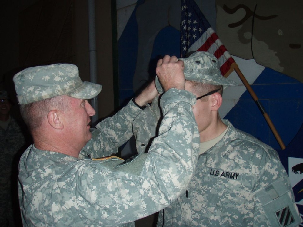 S. C. lieutenant promoted at FOB Hammer