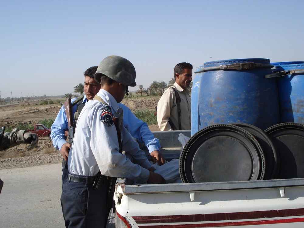 Gimlets conduct joint check point operation