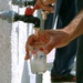 Artesian well pumps clean water for Zambraniya, Bayjia