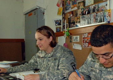 Rakkasan Soldiers continue education during deployment