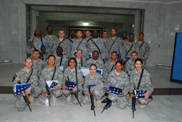 Foreign-born troops become U.S. citizens in largest naturalization ceremony in Iraq