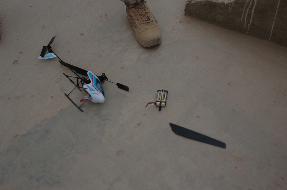 Helicopter pilots return to the air