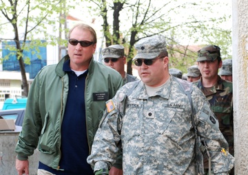 Iowa Governor Tours Kosovo