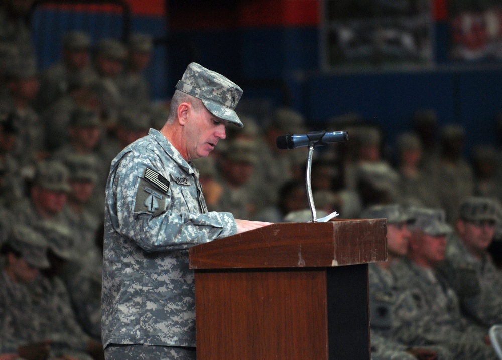 Transfer of Authority for 4th Sustainment Brigade
