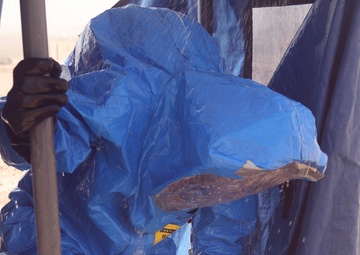 Incident Response Service Members Training to Keep Al-Asad Contaminate Free