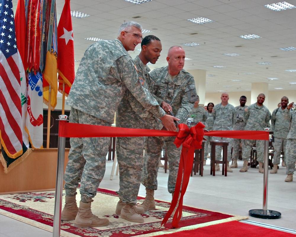 Military relaxation facility opens in Tikrit