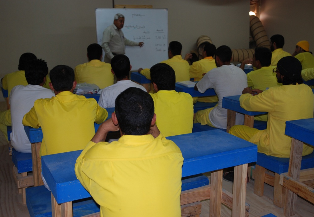 Education opportunities available to Camp Bucca detainees