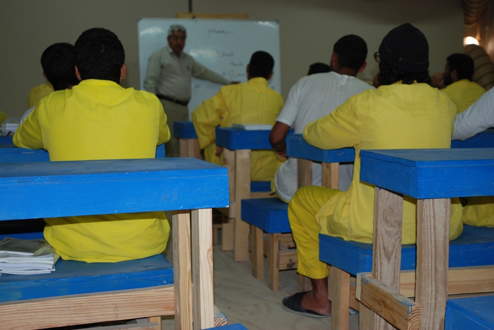 Education opportunities available to Camp Bucca detainees