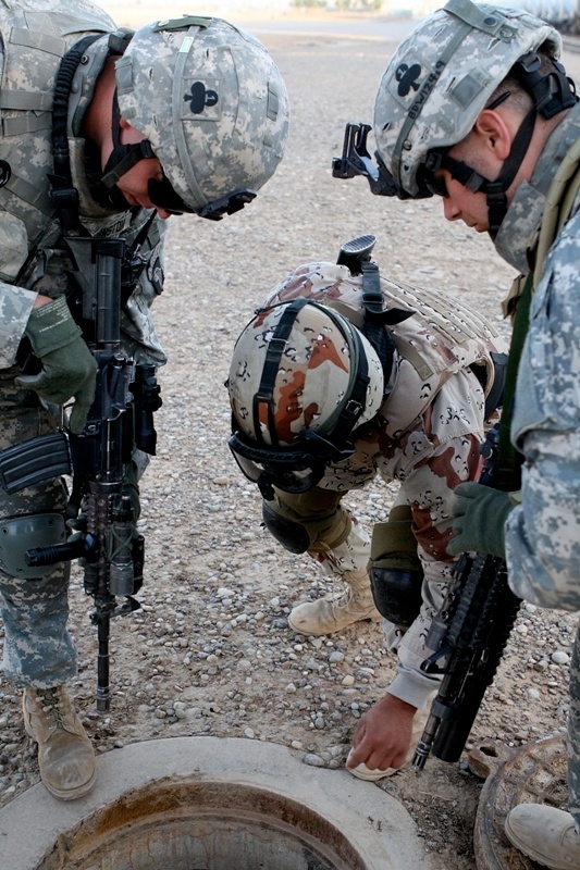 Meeting signals to U.S. Soldiers in Bayji that Iraqis are primed to shift focus