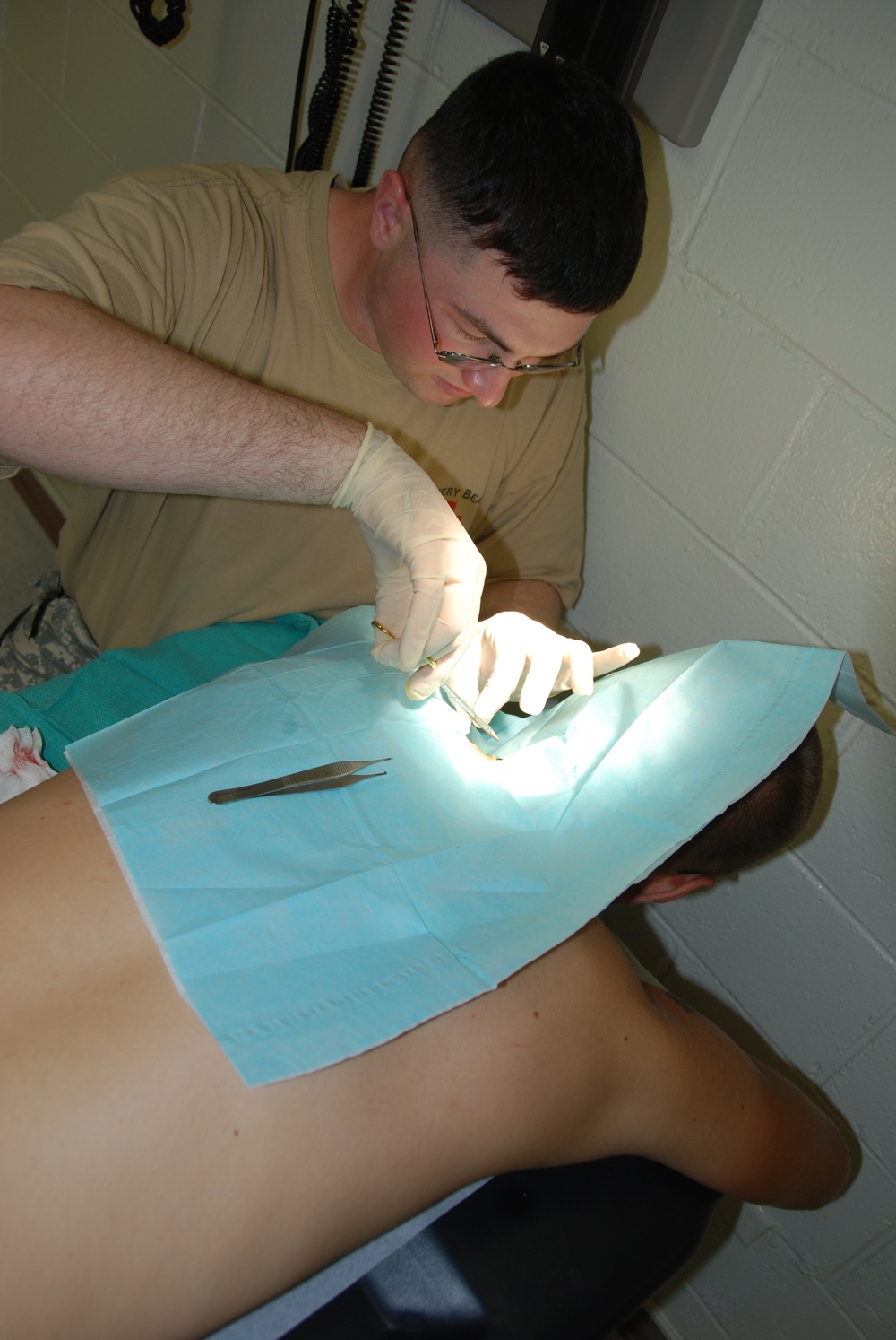 Joint Aid Station Medical Procedure
