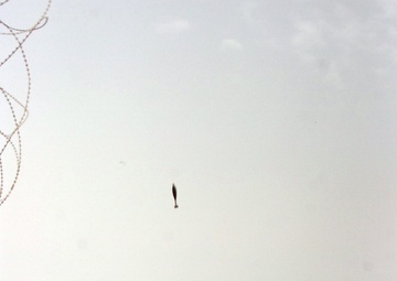 Mortar platoon fires rounds