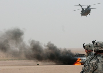 Hand Selected by Task Force Spartan Commander for Exceptional Service, Reserve MP Company Ends Mission in Iraq With Full-scale Air Assault