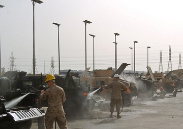 11th Marine Expeditionary Unit Cleans Up Gear