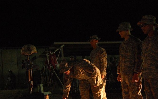 3rd HBCT Soldiers Remember Fallen Comrade