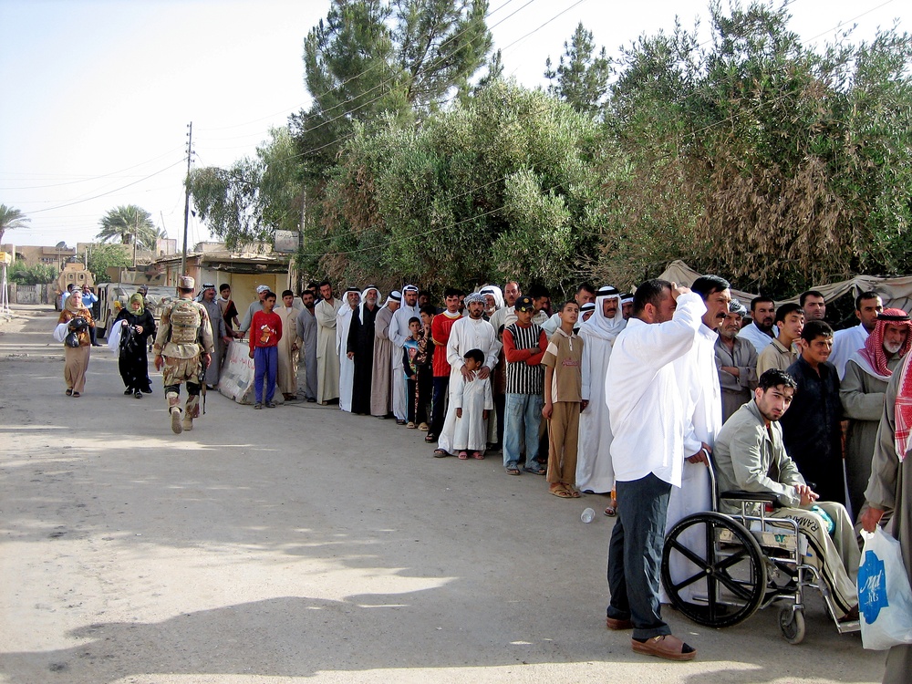 Calm Descends on Bayji During Medical Engagement