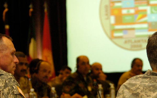 Top Army and Afghan Military Staff Hold Land Forces Symposium