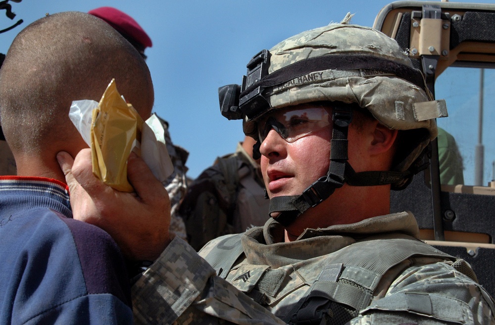 IA and CF Platoons team up for a good cause