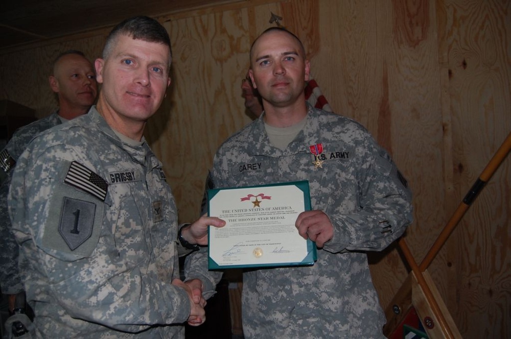 3rd BCT leaders awarded Bronze Star Medals