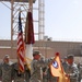 Colors of the 311th Sustainment Command (Expeditionary) uncased in Kuwait