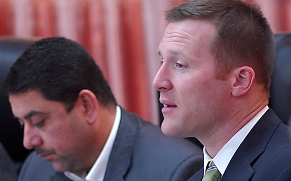 Provincial Reconstruction Team, 214th FB Leaders Address Provincial Council