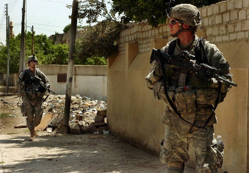 COP Mountain build; an all-arms effort