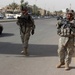 Cobra troops patrol streets of northwest Baghdad