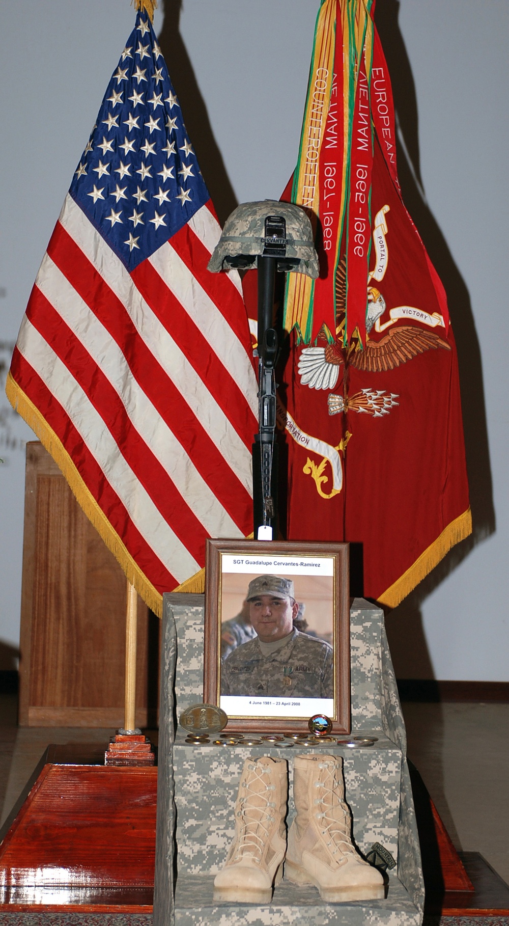 Soldiers Mourn One of Their Own