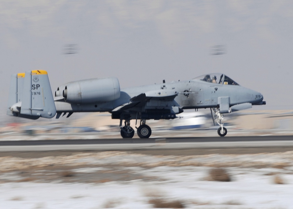 Airpower Summary for April 27 - A-10 Warthog lifting off