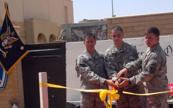 1-87 Dedicates Patrol Base to fallen comrade in Hawijah, Iraq