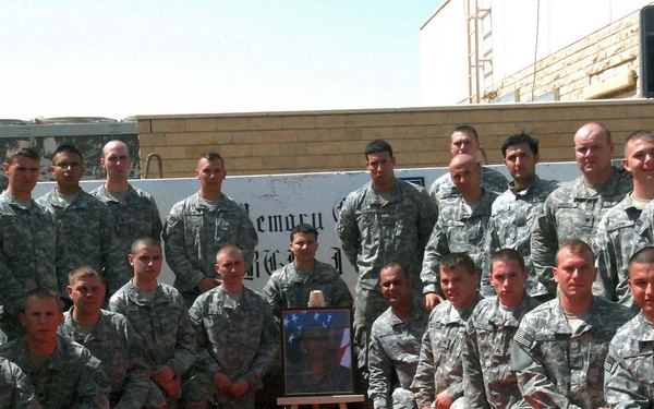 1-87 Dedicates Patrol Base to fallen comrade in Hawijah, Iraq