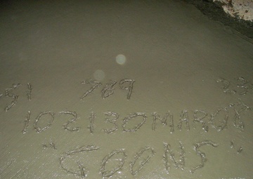 Soldiers from Mississippi's 230th Concrete Team patches roads after IED blasts