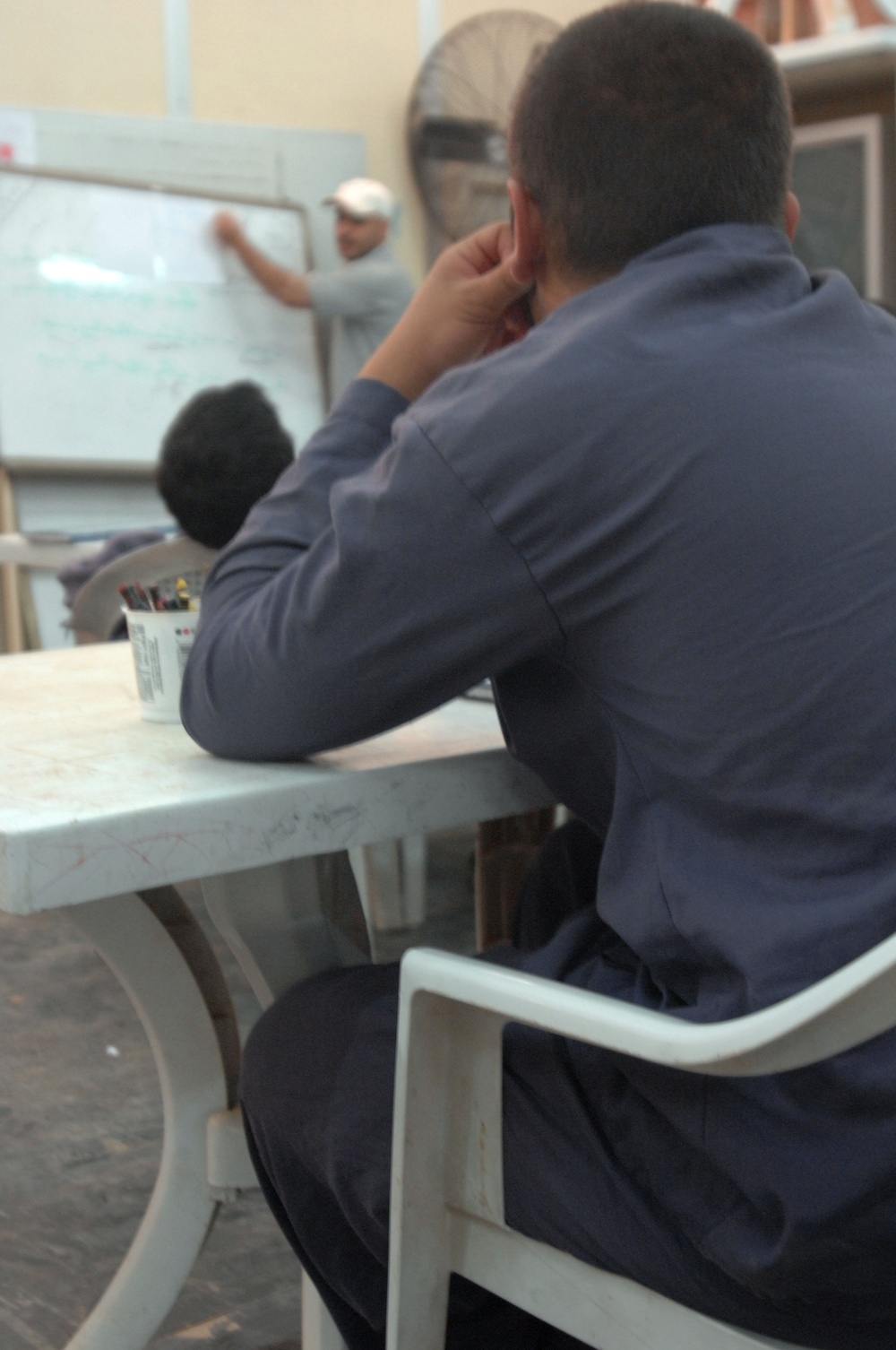 Iraqi children receive an education at the House of Wisdom