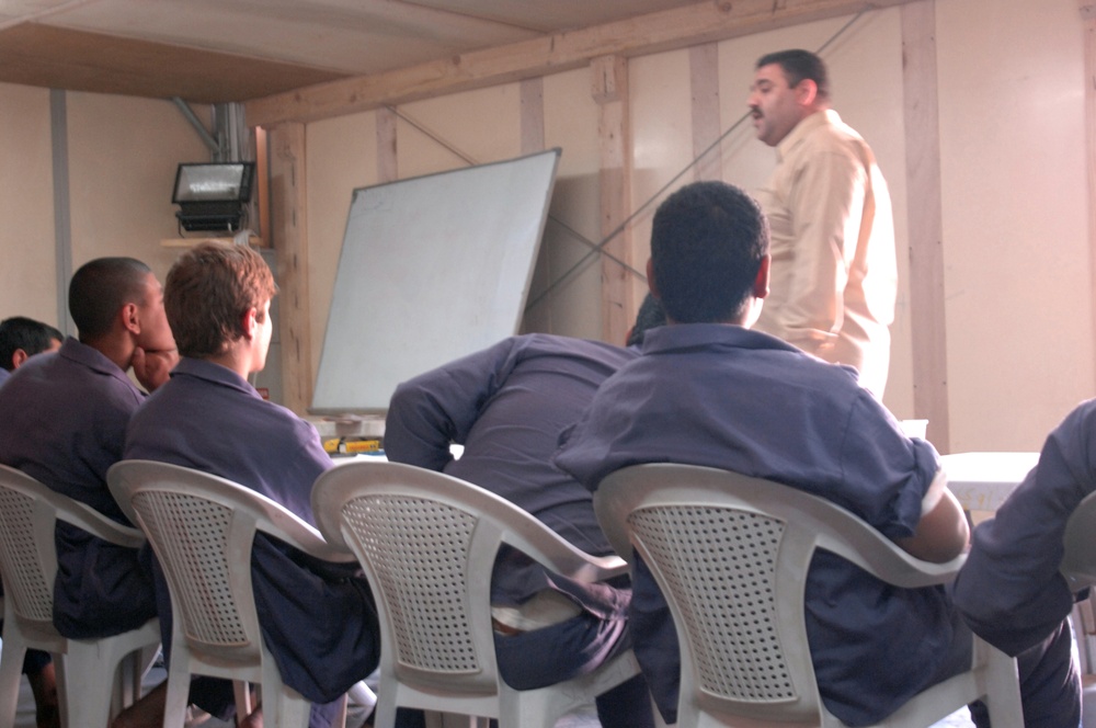 Iraqi children receive an education at the House of Wisdom