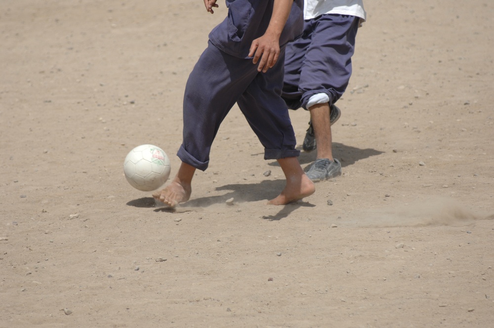 Iraqi children learn at the House of Wisdom