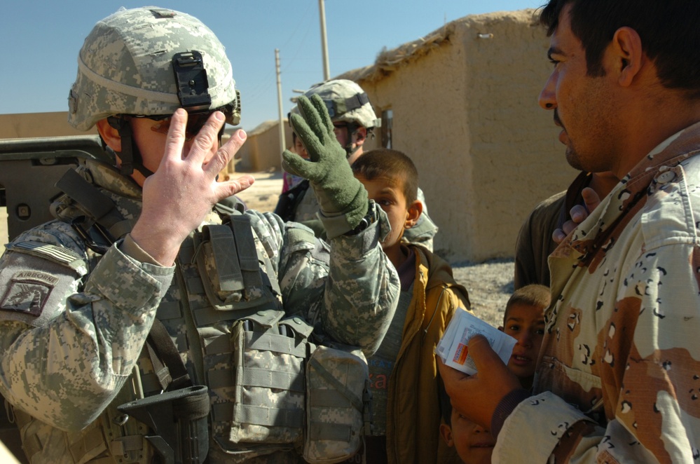 IRF patrols villages